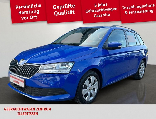Skoda Fabia 2022 г. Синий, пробег 52590 км