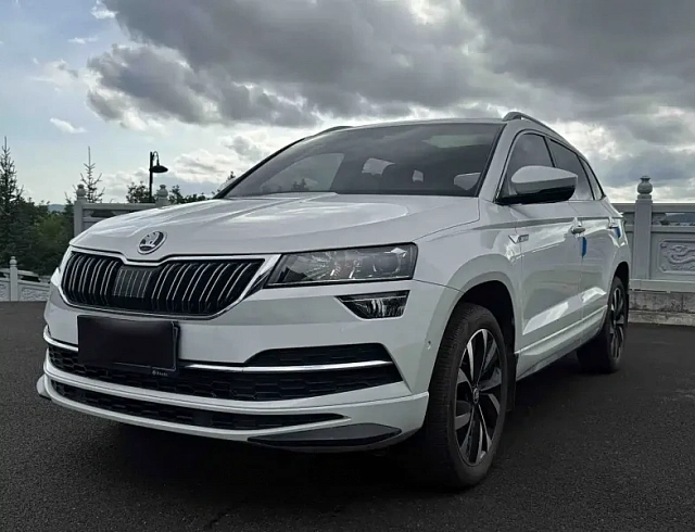 Skoda Karoq 1.4 л 2023 г. Белый, пробег 19000 км
