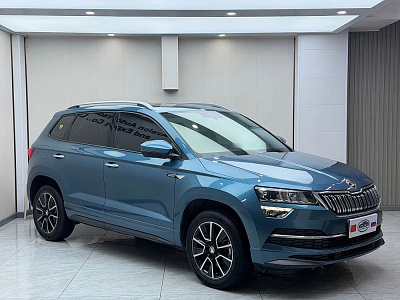 Skoda Karoq 1.4 л 2023 г. Голубой, пробег 34100 км
