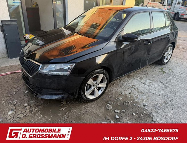 Skoda Fabia 2021 г. Чёрный, пробег 46400 км