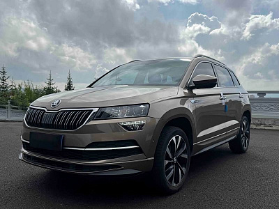 Skoda Karoq 1.4 л 2022 г. шампань/коричневый, пробег 48000 км