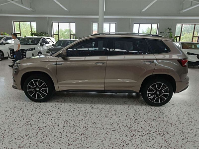 Skoda Karoq 1.4 л 2023 г. шампань/коричневый, пробег 18000 км