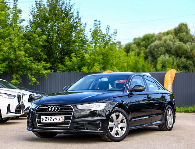 Audi A6 черный 2015