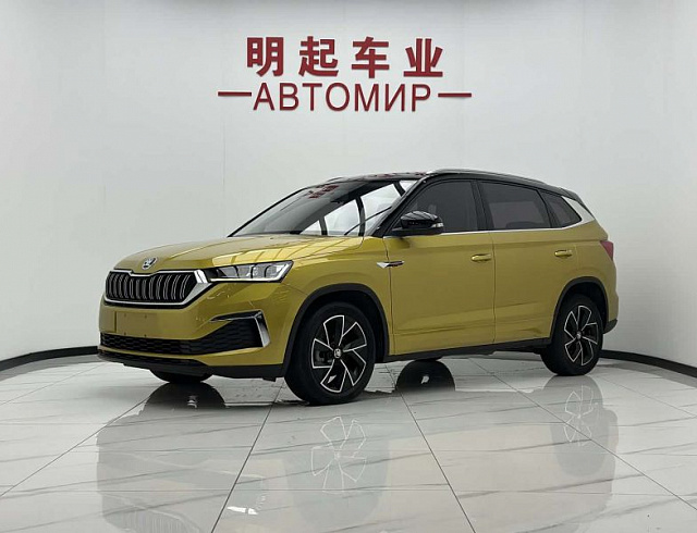 Skoda Kamiq 1.5 л 2022 г. желто-оранжевый, пробег 40000 км