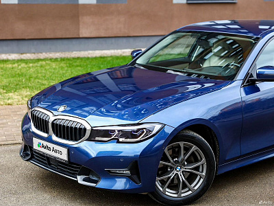BMW 3 серии синий 2020