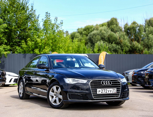 Audi A6 черный 2015