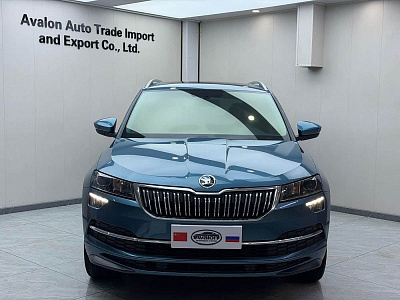 Skoda Karoq 1.4 л 2023 г. Голубой, пробег 34100 км