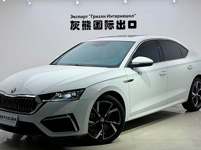Skoda Octavia 1.4 л 2023 г. Белый, пробег 42000 км