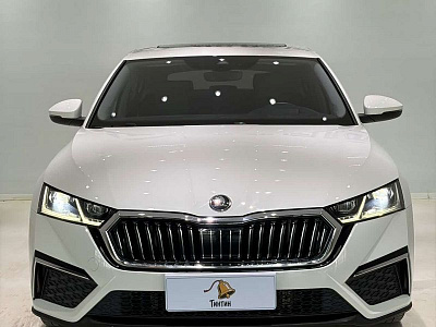 Skoda Octavia 1.4 л 2023 г. Белый, пробег 33000 км