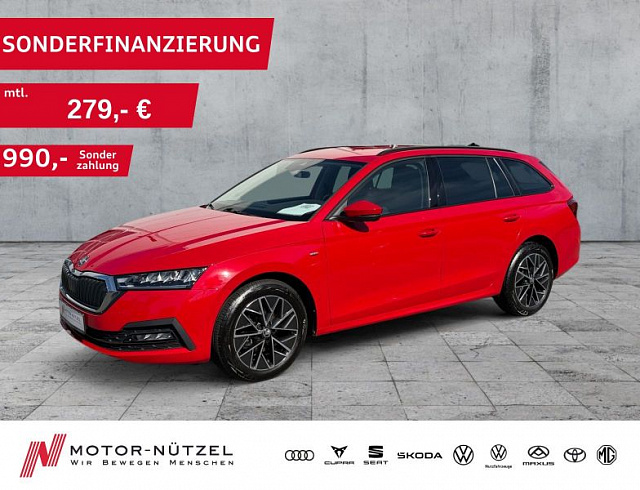 Skoda Octavia 2022 г. Красный, пробег 52216 км
