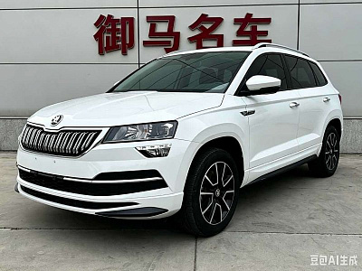 Skoda Karoq 1.4 л 2023 г. Белый, пробег 17000 км