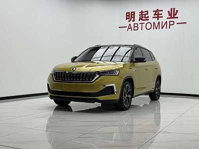 Skoda Kamiq 1.5 л 2022 г. желто-оранжевый, пробег 40000 км