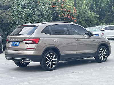 Skoda Kamiq 1.5 л 2023 г. шампань/коричневый, пробег 8300 км