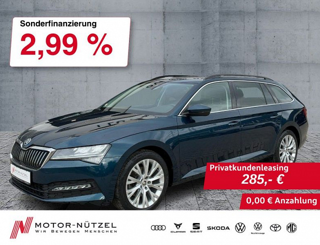 Skoda Superb 2023 г. Синий, пробег 51723 км