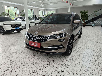Skoda Karoq 1.4 л 2023 г. шампань/коричневый, пробег 18000 км
