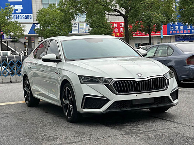 Skoda Octavia 1.4 л 2023 г. Белый, пробег 13000 км