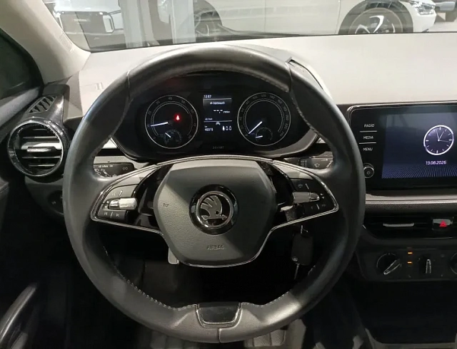 Skoda Fabia 2022 г. Чёрный, пробег 40014 км