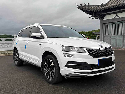 Skoda Karoq 1.4 л 2023 г. Белый, пробег 38000 км