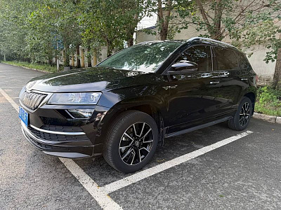 Skoda Karoq 1.4 л 2023 г. Чёрный, пробег 32000 км