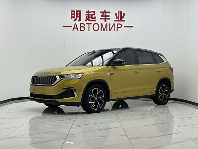 Skoda Kamiq 1.5 л 2022 г. желто-оранжевый, пробег 40000 км