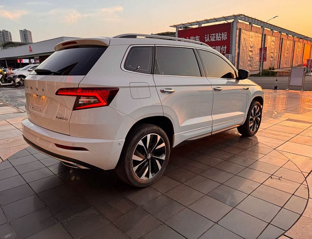 Skoda Karoq 1.4 л 2023 г. Белый, пробег 19900 км