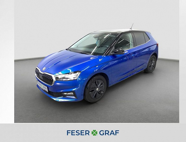 Skoda Fabia 2022 г. Синий, пробег 42115 км