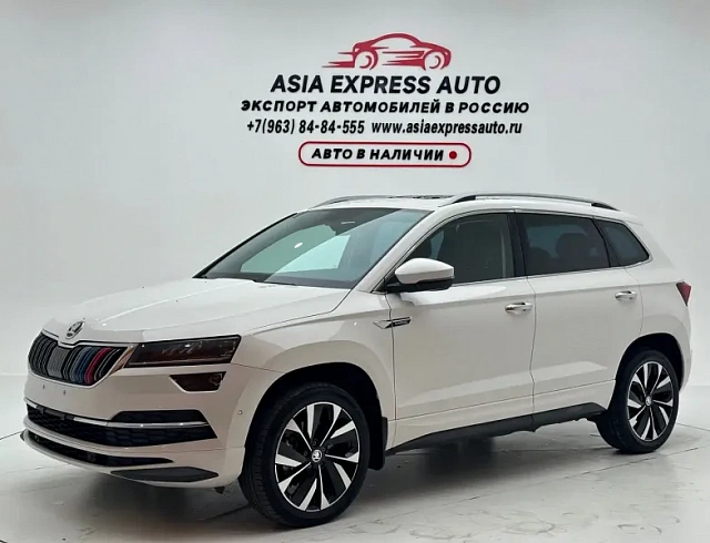 Skoda Karoq 1.4 л 2022 г. Белый, пробег 27000 км