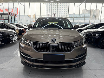 Skoda Karoq 1.4 л 2022 г. шампань/коричневый, пробег 15500 км