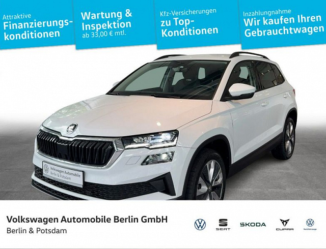 Skoda Karoq 2023 г. Белый, пробег 51700 км