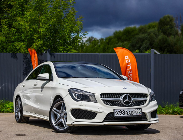 Mercedes-Benz CLA белый 2013