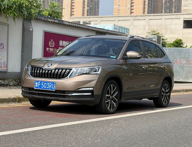 Skoda Kamiq 1.5 л 2022 г. шампань/коричневый, пробег 6000 км