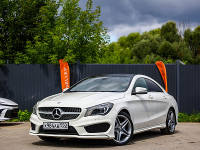 Mercedes-Benz CLA белый 2013