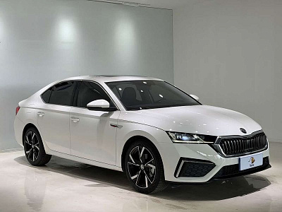 Skoda Octavia 1.4 л 2023 г. Белый, пробег 33000 км