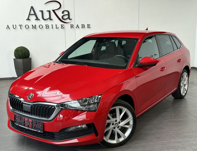 Skoda Scala 2023 г. Красный, пробег 49750 км