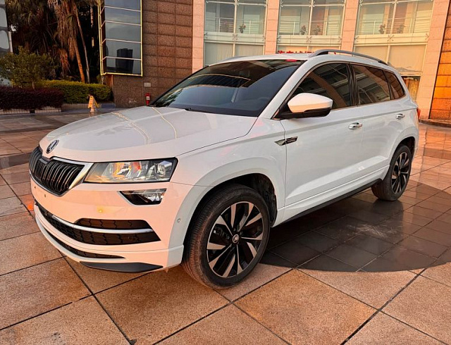 Skoda Karoq 1.4 л 2023 г. Белый, пробег 19900 км