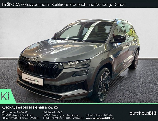 Skoda Karoq 2022 г. Серый, пробег 55400 км