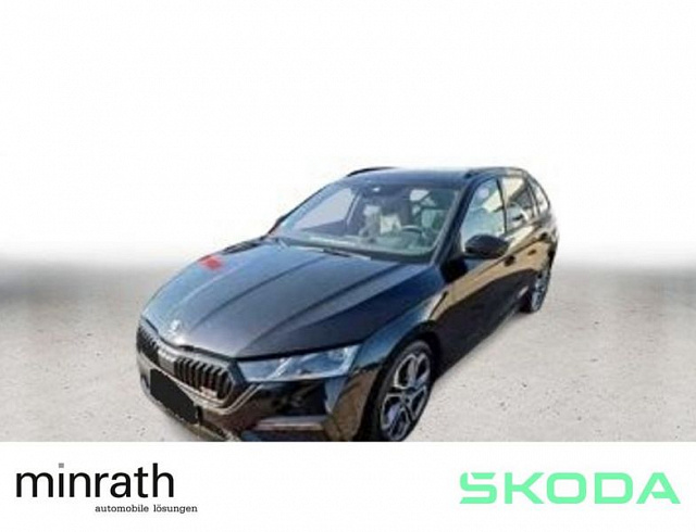 Skoda Octavia 2023 г. Чёрный, пробег 53608 км