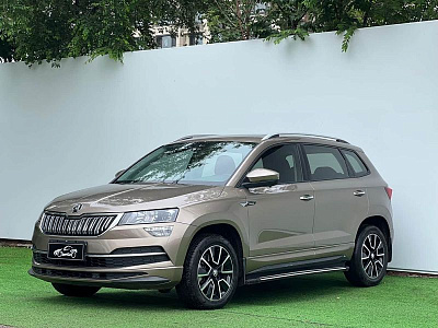 Skoda Karoq 1.4 л 2022 г. шампань/коричневый, пробег 48000 км