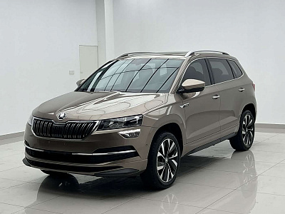 Skoda Karoq 1.4 л 2023 г. шампань/коричневый, пробег 20000 км