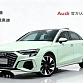 Audi A3 1.4 л 2023 г. Зелёный, пробег 25500 км