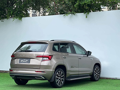 Skoda Karoq 1.4 л 2022 г. шампань/коричневый, пробег 48000 км