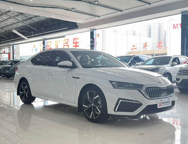Skoda Octavia 1.4 л 2023 г. Белый, пробег 19000 км
