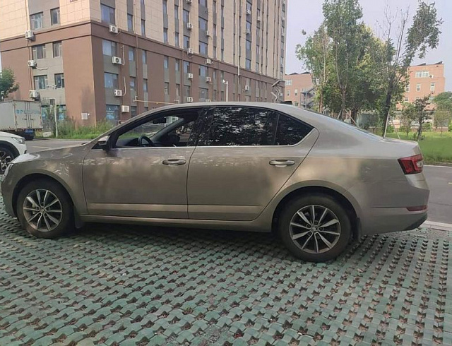 Skoda Octavia 1.5 л 2022 г. шампань/коричневый, пробег 32800 км
