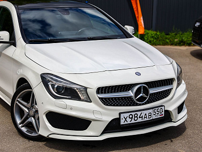Mercedes-Benz CLA белый 2013