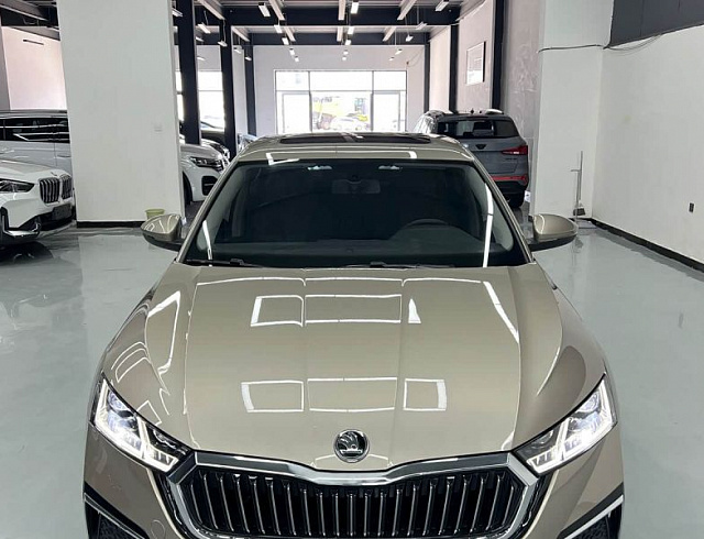 Skoda Octavia 1.4 л 2022 г. шампань/коричневый, пробег 21800 км