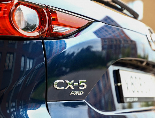 Mazda CX-5 синий 2021