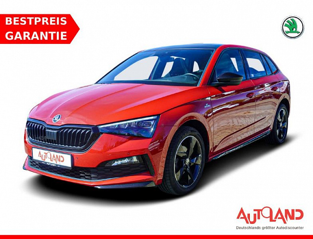 Skoda Scala 2021 г. Красный, пробег 47973 км