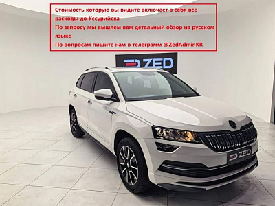 Skoda Karoq 1.4 л 2022 г. Белый, пробег 27000 км
