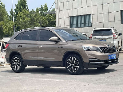 Skoda Kamiq 1.5 л 2023 г. шампань/коричневый, пробег 8300 км