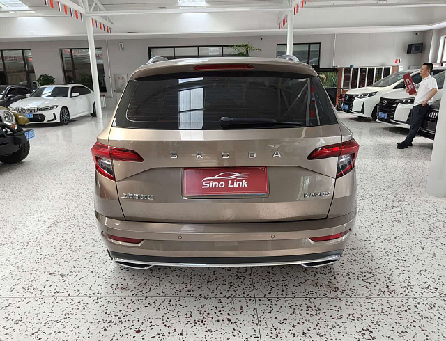 Skoda Karoq 1.4 л 2023 г. шампань/коричневый, пробег 18000 км
